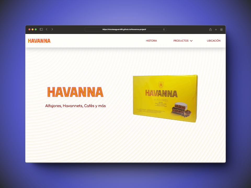 Havanna landing page foto