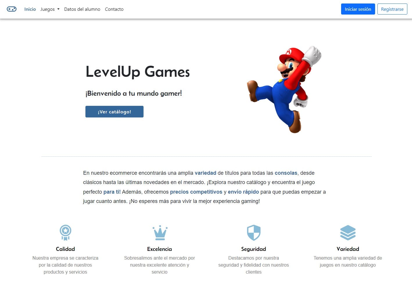 Tienda LevelUp